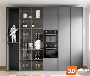 Wine cabinet Skp Files